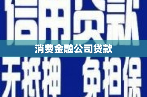 天等消费金融公司贷款