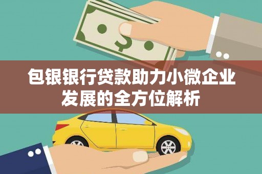 天等包银银行贷款助力小微企业发展的全方位解析