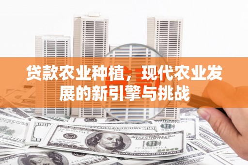 天等贷款农业种植，现代农业发展的新引擎与挑战