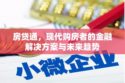 天等房贷通，现代购房者的金融解决方案与未来趋势
