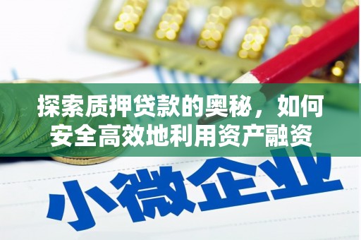 天等探索质押贷款的奥秘，如何安全高效地利用资产融资