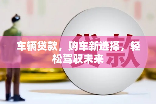 天等车辆贷款，购车新选择，轻松驾驭未来