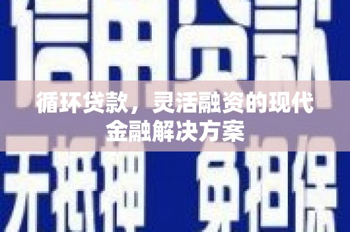 天等循环贷款，灵活融资的现代金融解决方案