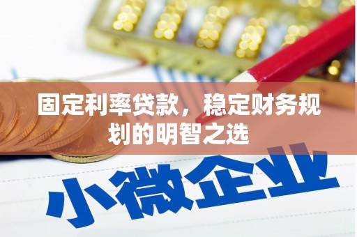 天等固定利率贷款，稳定财务规划的明智之选