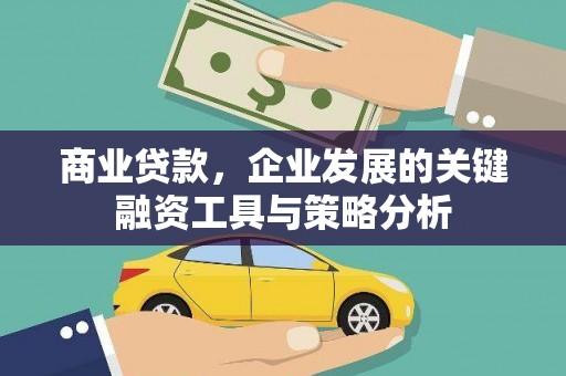 天等商业贷款，企业发展的关键融资工具与策略分析
