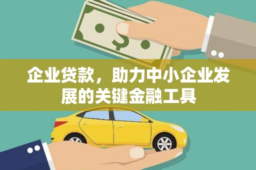 天等企业贷款，助力中小企业发展的关键金融工具