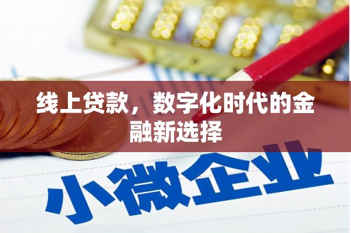 天等线上贷款，数字化时代的金融新选择