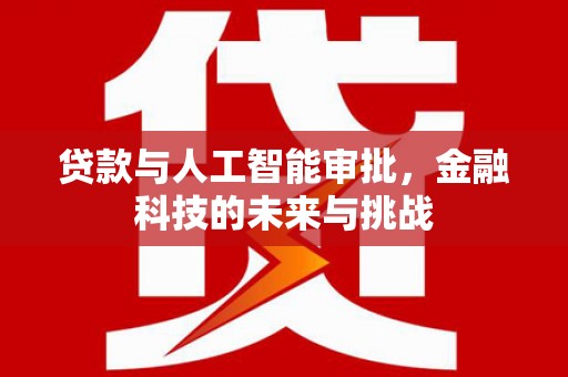 天等贷款与人工智能审批，金融科技的未来与挑战