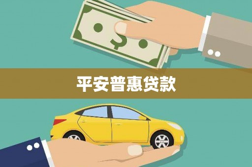 天等平安普惠贷款
