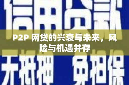 天等P2P 网贷的兴衰与未来，风险与机遇并存